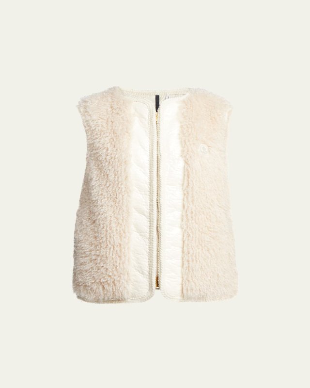 Tournel Faux Fur Zip Vest